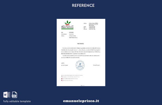 stile verificato Modello di riferimento della banca Credit Agricole Marocco